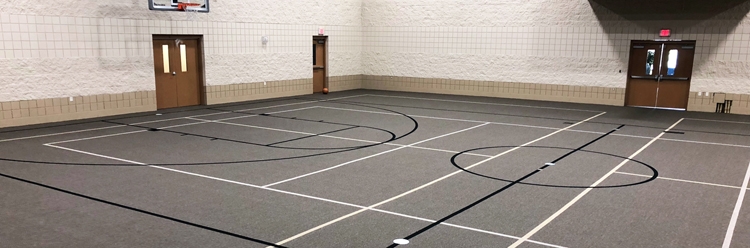 Basketball gym best sale flooring price