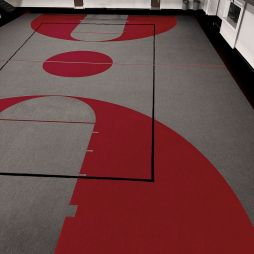 3292-15490 Vivid Champion Gym Carpet Tile, Gymnasium Carpet Tile Court