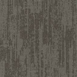 17002 Mushroom Broadloom -- Light tan carpet with dark brown linear accent, available in tile and broadloom