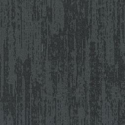 17005 Night Sky Broadloom -- Grey carpet with dark grey/black linear accent, available in tile and broadloom